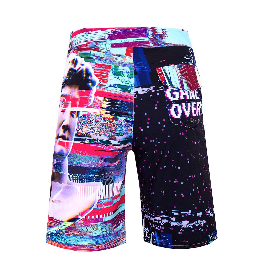 Game Over - men's quick drying surfing boardshorts